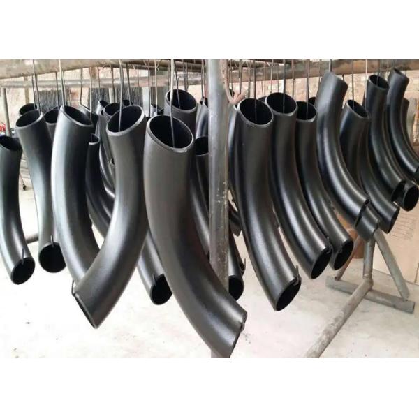 Various Curvature Radius Pipe Fittings Elbows X52 Pipeline Steel Hot Frequency Simmering