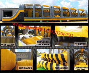 Buy cheap Toxic Drop Obstacle Course adult inflatable obstacle , obstacle course ideas product