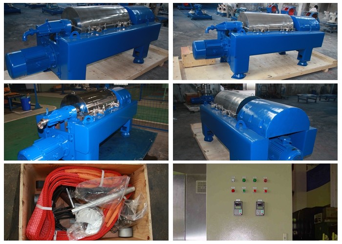 Cashew Peel Processing Decanter Centrifuge Horizontal Structure Low Noise