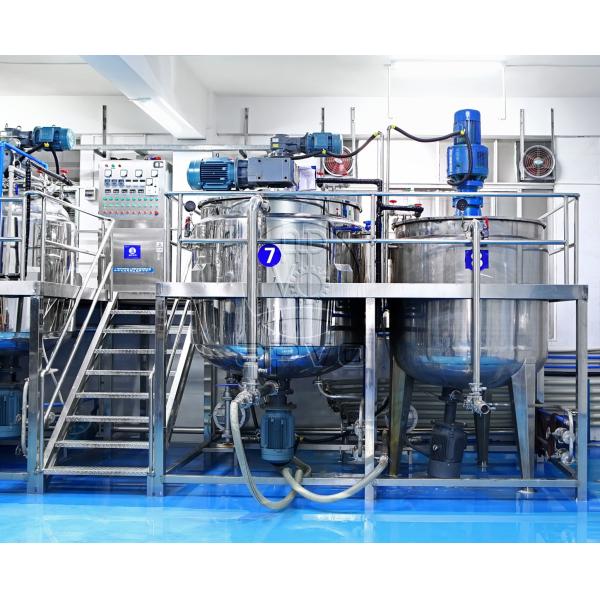 Double Jacketed Mixing tank Shampoo Liquid Soap Sauce Jam Ketchup Industrial Heated Jacketed Mixing Tanks
