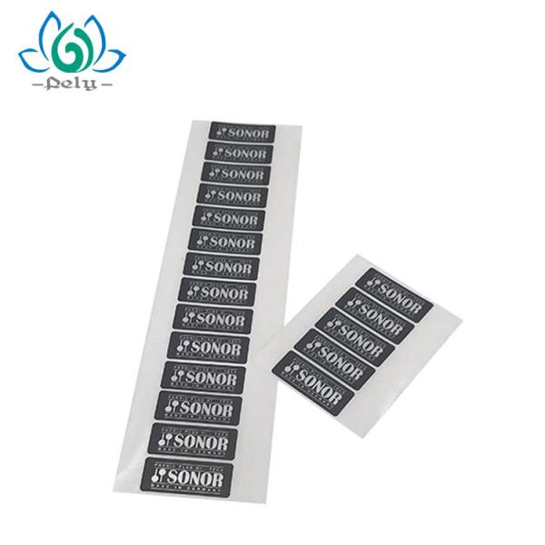 Quality Dumb Black CMYK PET Label Printing Custom Self Adhesive for sale