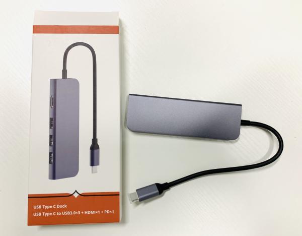 Quality Dual USB C Docking Station with HDMI, Thunderbolt 3 PD for Apple MacBook for sale