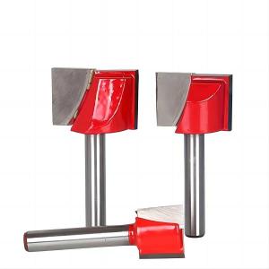 2 Flute Carbide Tipped Cutter Cleaning Bottom Router Bits For Portable Routers