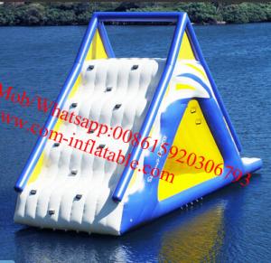 China big inflatable slides, cheap inflatable water slides for sale AquaGlide Water Park on sale