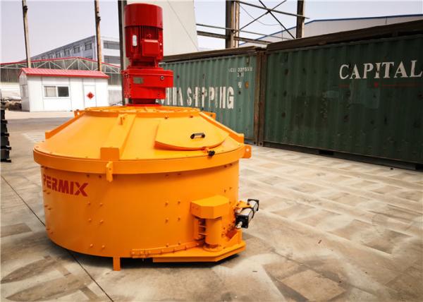 Quality No Hidden Corners Planetary Concrete Mixer High Chrome Alloy 1125L Input With 3 Blade for sale