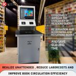 Built-In Rfid Reader Capacitive Touch Screen Library Multifunction Self Service