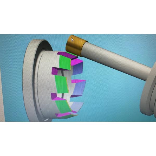 AT Coated Spiral Bevel Gear Cutters Cylindrical Gleason Cutting Tools