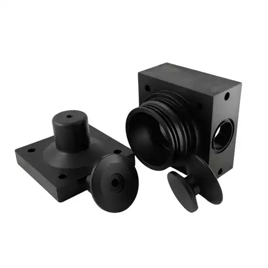 Powder Coating CNC Machined Parts Ra 0.6 - 3.2 For Aluminum Copper Brass Titanium