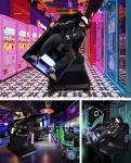 9D 2.5KW Game VR Simulator Pendulum Virtual Reality 360 Rotation Shooting