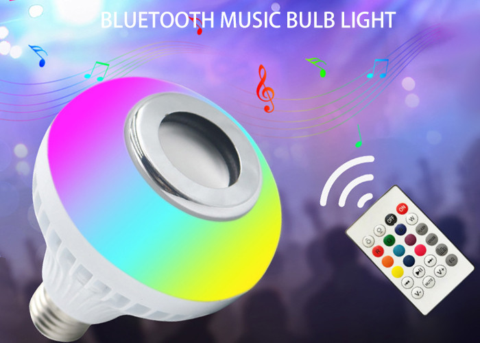 Bedroom E27 Bluetooth Bulb Music Playing Light Bulbs 500LM 4 Lighting Modes