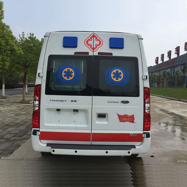 Ambulance Vehicle Car Ford 4*2 Ambulance Car Emergency Ambulance Car With A Maximum Speed Of 130 Km/H