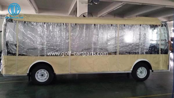 Quality LVTONG 14 Seater Sightseeing Bus Waterproof Zippered Back Rain Cover for sale