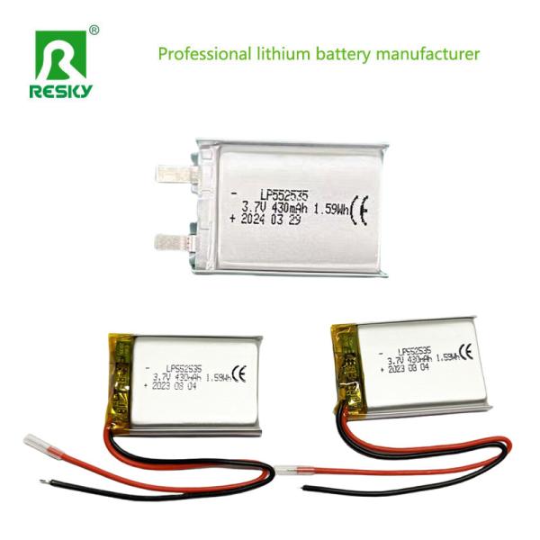 605080 Lithium Polymer Battery Pack 3.7V 7.4V 3000mAh Rechargeable Lipo Battery