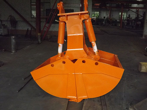Crane Clam Shell Bucket 20-30 Ton Excavator Spare Parts