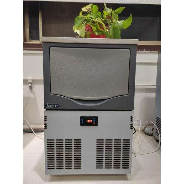 ICY-100 Hot Sale OEM Commercial Hard Crescent Ice Making Machine 100 Kgs Half Moon Shaped 50kgs Storage Compressor Core