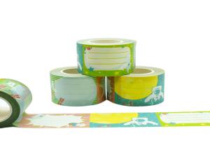 Buy cheap Writable Memo Standard CMYK Custom Washi Tape product