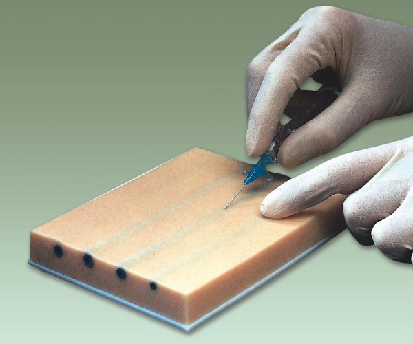 Quality IV Injection Training Pad With Injection Syringe For Medical School Student Training for sale
