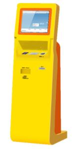 High Safety Slim Ticket Vending Kiosk , Self Service Movie Ticketing Kiosk