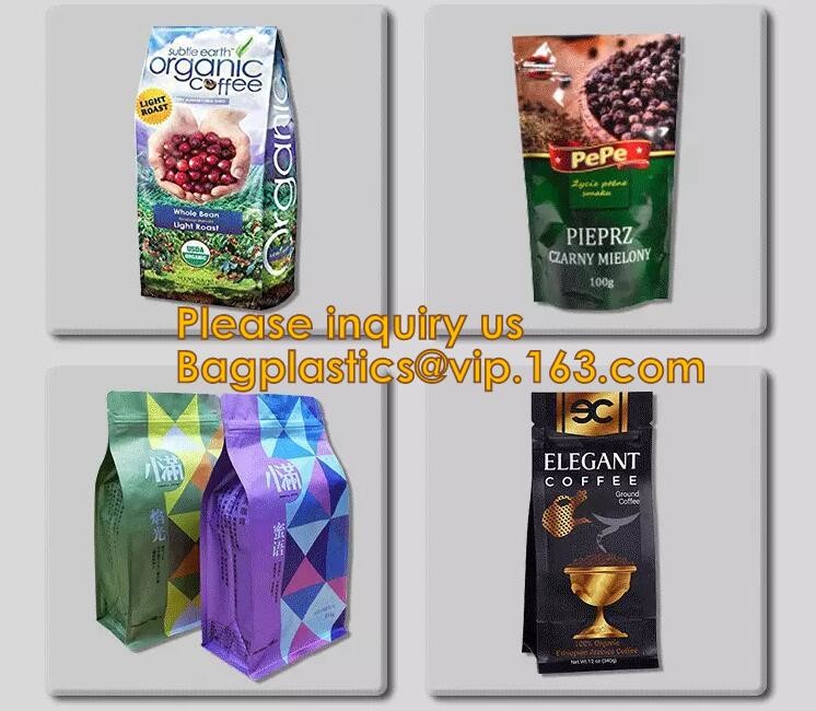 Transparent bopp/opp square block bottom bags with side gusset,Bopp Block Square Bottom Bag,Clear Square Bottom Bags,Can