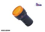 Orange Led Indicator Lamp / Led Panel Indicator Lights Low Consumption