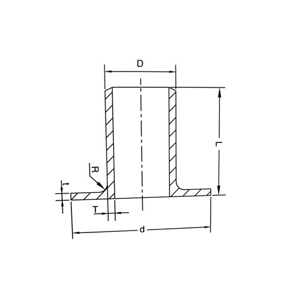 Anti Corrosion Gr2 Gr5 Stub End welding Titanium Pipe Fittings