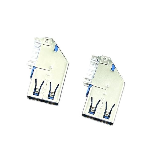 Quality Type A Micro USB Connector 3.0 DIP SMT Female LCP Blue HF STD for sale