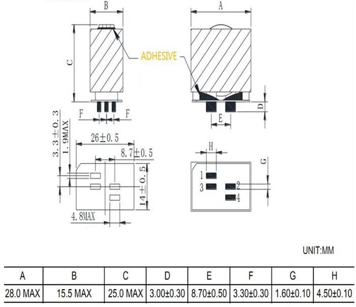 Power Pq Ikp Carton Ikp-PT-Pq Series Flat Wire Inductor SMD Transformer
