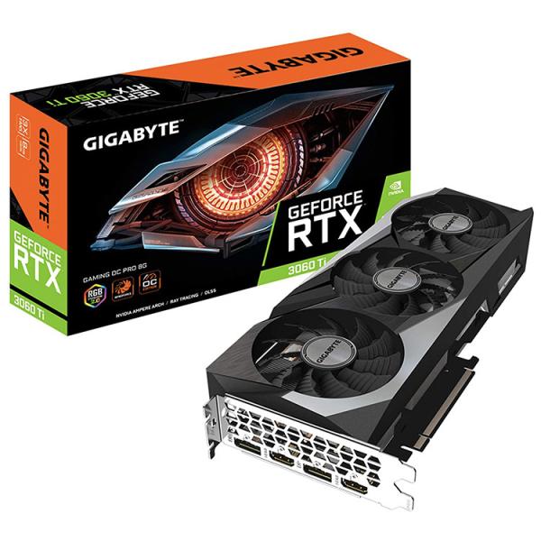 Quality GIGABYTE NVIDIA RTX 3060 Ti GAMING OC PRO 8G Graphics Card 256bit 12 API for sale