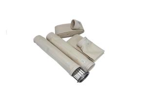 China Aramid Fabric Dust Filter Bag Anti - Abrasion Suitable Design 550gsm Round Shape on sale