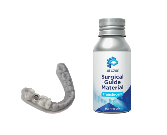 Surgical Guide Dental 3D Printing Materials Translucent Stable 3d Printed Dentures