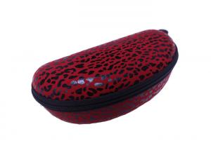 China Lightweight Glasses Case / EVA Carrying Case Leopard Print Durable and Shockproof on sale
