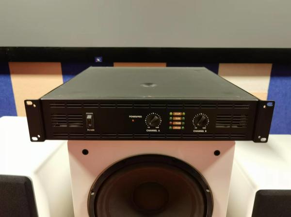 Professional 2 Channel Power Amplifier With Multiple Input Options For Versatile