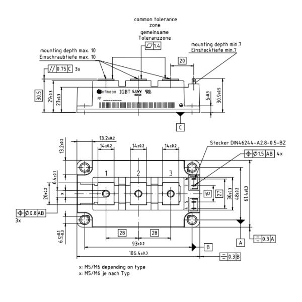 Ff300r17ke4 IGBT Power Module 300a 1700v High Voltage Igbt Power Supply Module
