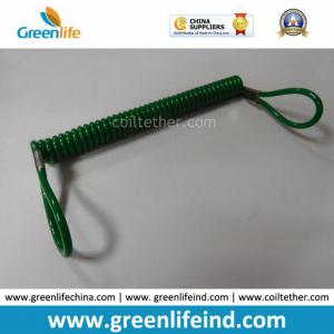 China Great Dark Green Plastic Retractable Lanyard Leash W/Loop Ends on sale