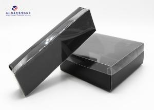 China Custom Plastic Box Packaging Transparent Clear Plastic Cover For Hard Paper Box on sale