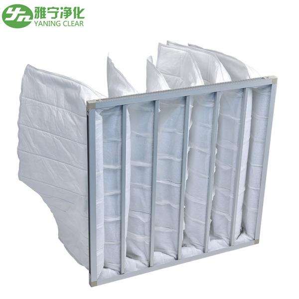 Medium Efficiency Panel Pocket Air Filter , F8 Bag Filter For Clean Equipment