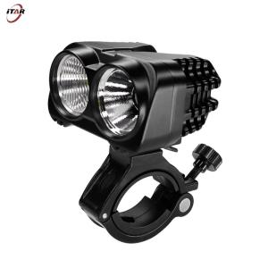 China Bright White Bike LED Flashlight Rechargeable 5000 Lumen IP65 Waterproof on sale