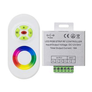 Buy cheap RF Touch Remote RGB LED Strip Controller DC 12V 18A For RGB LED Strips product