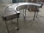 Chain Plate Conveyor with 90 Degree Turning Used in Small Workshop
