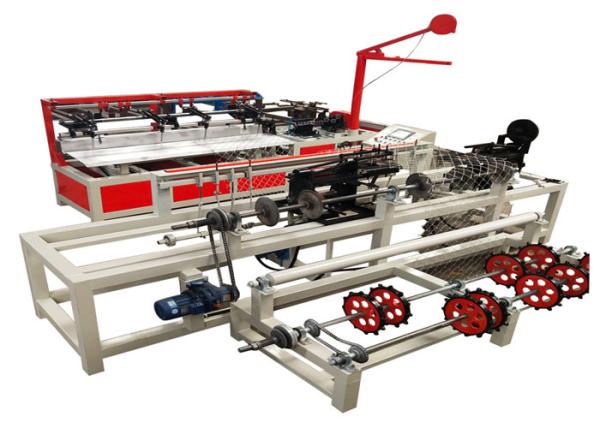 Quality Customized Diamond Chain Link Fence Making Machine 2m - 4m Single Wire for sale