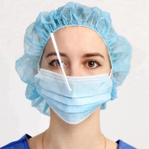 Anti Bacteria Hygiene Face Mask , Easy Wearing Triple Layer Mask With Shield