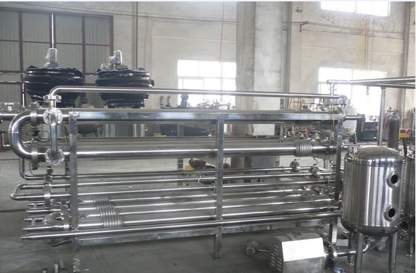 Tubular Sterilization Machine 500L-10000L For Pasteurization Milk Processing