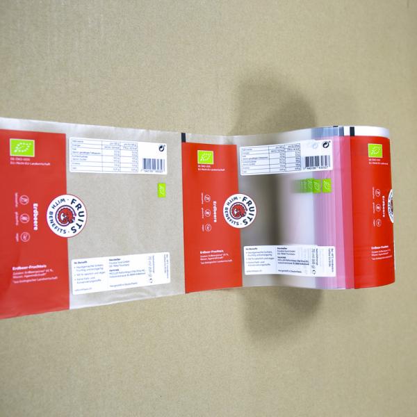 Quality High-Transparency Frosted Film Roll For Food Packaging Matte Surface Custom Printing for sale
