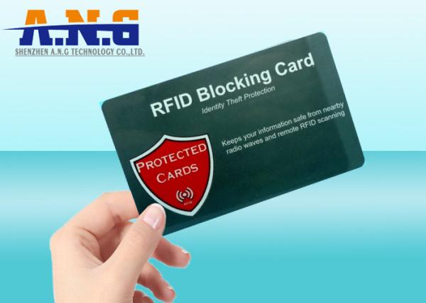 Quality Programming Rfid Smart Card/RFID Blocking cards for electronic theft protecting for sale