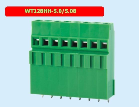 Quality WT128HH-5.0 / 5.08 Mm PCB Terminal Block  Industrial  Electrical Terminal Block for sale
