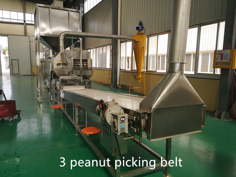 Roasting Ss304 Peanut Butter Processing Line For Peanut Making
