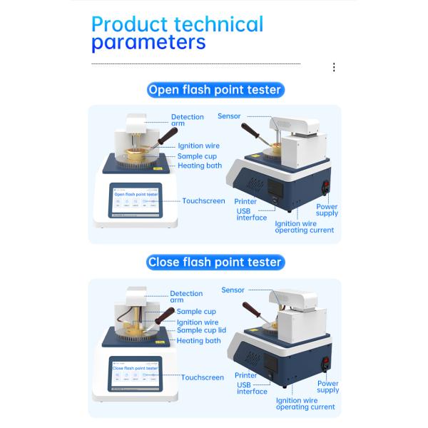 Fully Automatic Closed-Cup Flash Point Tester with Touch Screen; Fully Automatic Closed-Cup Flash Point Analyzer