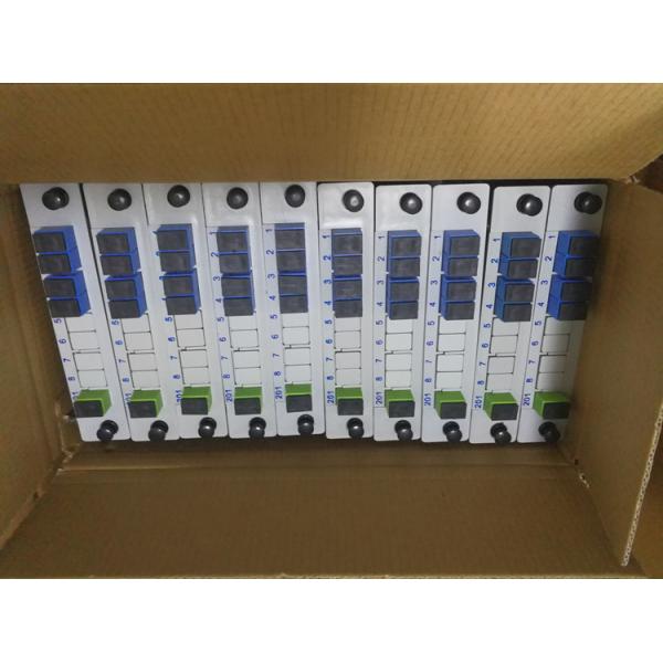 Mini Steel Tube FBT Splitter 1x2 1310/1490/1550nm Fiber Optic Couplers And Splitters