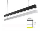 IK05 Suspended / Surface Mounted Linear LED Pendant Lighting With Seamless