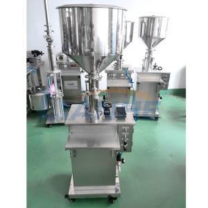 Buy cheap Vertical Piston Semi Automatic Paste Filling Machine , Antirust Liquid Filler Machine product